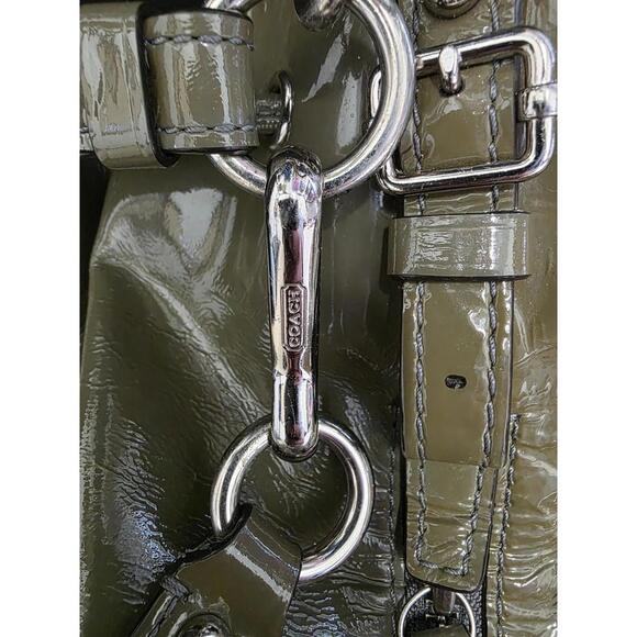 Coach Madison Marielle Drawstring Bucket Bag in a Patent Leather - Picture 7 of 10